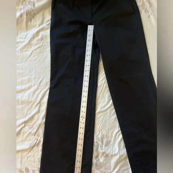 J.Crew café trouser size 4 black ankle slacks great condition - Picture 6 of 7